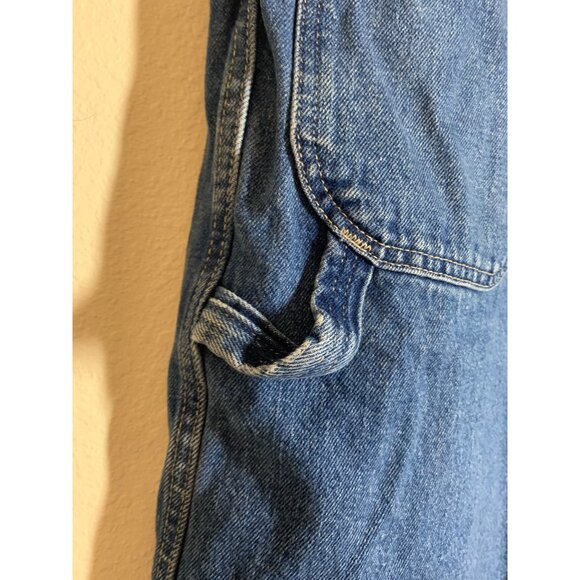 Dickies Relaxed Fit Carpenter Denim Blue Jean Shorts Mens Size 42 Casual Summer - Picture 4 of 6